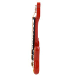 Maxbell Set of 4pcs 4-Colors Wooden Guitar Music Instrument Dollhouse Miniature 1/12