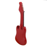 Maxbell Set of 4pcs 4-Colors Wooden Guitar Music Instrument Dollhouse Miniature 1/12