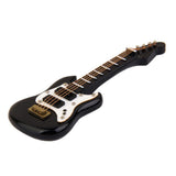 Maxbell 1:12 Dollhouse Miniature Music Instrument Black Electric Guitar