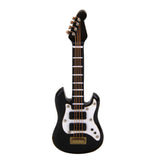 Maxbell 4x1:12 Dollhouse Miniature Music Instrument Black Electric Guitar