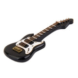 Maxbell 4x1:12 Dollhouse Miniature Music Instrument Black Electric Guitar