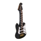 Maxbell 1:12 Dollhouse Miniature Music Instrument Black Electric Guitar