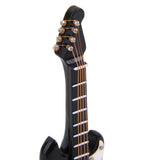 Maxbell 1:12 Dollhouse Miniature Music Instrument Black Electric Guitar