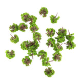 Maxbell 3x25 Pcs Scenery Landscape Train Model Trees Scale 1/300 Light Green
