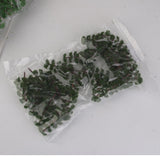 Maxbell 3x20 Pcs Scenery Landscape Train Model Pine Trees Scale 1/150 Dark Green