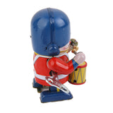 Maxbell Wind Up Walking Drummer Tin Toy