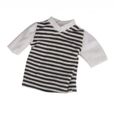 Maxbell stripe Short Sleeve T-shirt & Pants Casual Clothes for Ken Doll