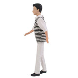 Maxbell stripe Short Sleeve T-shirt & Pants Casual Clothes for Ken Doll