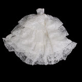 Maxbell ivory Fashion Princess Party Dress/Evening Clothes/Gown For Barbie Doll