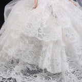 Maxbell ivory Fashion Princess Party Dress/Evening Clothes/Gown For Barbie Doll