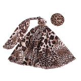 Maxbell Wedding Party Ball Holiday Clothes Leopard Gown Dress w/ Hat 12inch Doll