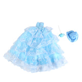Maxbell Wedding Party Princess Bridal Clothes Dresses Grows Outfit for Barbie Doll