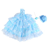 Maxbell Wedding Party Princess Bridal Clothes Dresses Grows Outfit for Barbie Doll