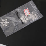 Maxbell 5pcs 33mm Crystal  SnowFlake Buttons For Scrapbooking Craft Hair Clip Decor