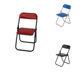 Maxbell 8x1/6 Scale Foldable Chair Toy for Soldiers Action Figure Body Accessory red