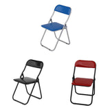 Maxbell 1/6 Scale Foldable Chair Toy for Soldiers Action Figure Body Accessory red