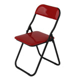 Maxbell 1/6 Scale Foldable Chair Toy for Soldiers Action Figure Body Accessory red