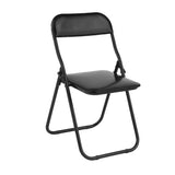 Maxbell 20x1/6 Scale Foldable Chair Toy for Soldiers Action Figure Body Accessory black
