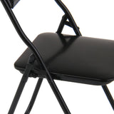 Maxbell 1/6 Scale Foldable Chair Toy for Soldiers Action Figure Body Accessory black