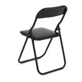 Maxbell 30x1/6 Scale Foldable Chair Toy for Soldiers Action Figure Body Accessory black