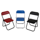 Maxbell 30x1/6 Scale Foldable Chair Toy for Soldiers Action Figure Body Accessory black