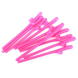 Maxbell 10pcs Hen Night Party Dicky Sipping Straw Rose Red