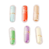 Maxbell 4x50pcs Transparent Expression Capsule Pill with Wishing Paper 2cm