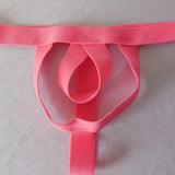 Maxbell 4pcs Sexy Men's Underwear Bandage Thongs G-String Hollow Hole Pouch Harness Pant