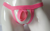 Maxbell 4pcs Sexy Men's Underwear Bandage Thongs G-String Hollow Hole Pouch Harness Pant