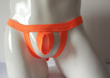 Maxbell 4pcs Sexy Men's Underwear Bandage Thongs G-String Hollow Hole Pouch Harness Pant