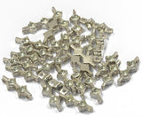 Maxbell 40pcs Silver Plated 2/3 Hole Spacer Loose Beads Charm for Bracelets Necklace DIY