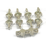 Maxbell 40pcs Silver Plated 2/3 Hole Spacer Loose Beads Charm for Bracelets Necklace DIY