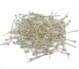 Maxbell 3x200pcs 20mm Silver Plated Ball Pins Headpins for Jewelry Craft Findings