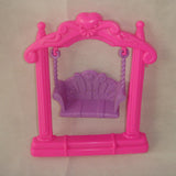 Maxbell Dollhouse Garden Double Swing For Dolls Plastic Random Color