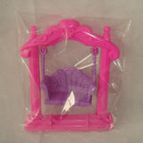 Maxbell Dollhouse Garden Double Swing For Dolls Plastic Random Color