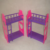 Maxbell 1Pcs Doll Accessory Bunk Bed Random Color