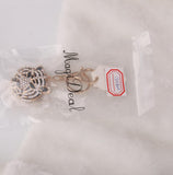 Maxbell 6x3D Crystal Tiger Head Keyring Charm Pendant Key Ring Chain Keychain