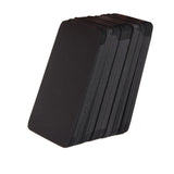 Maxbell 100pcs Kraft Label Paper Tag Blank Luggage Card Hand Draw Label Gift Black
