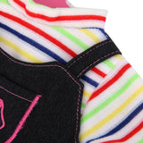 Maxbell Handmade Black Party Bib Set for Girl Doll