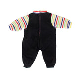 Maxbell Handmade Black Party Bib Set for Girl Doll