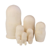 4x10Pcs Blank DIY Painting Russian Nesting Dolls