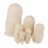 4x10Pcs Blank DIY Painting Russian Nesting Dolls