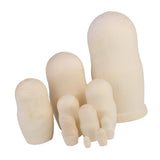 4x10Pcs Blank DIY Painting Russian Nesting Dolls