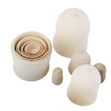 Maxbell 5Pcs Blank DIY Painting Russian Nesting Dolls