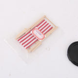 Maxbell Wooden Lounge Chair Red White Striped 1/12 Dollhouse Miniature Furniture