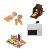 Maxbell 1/12 Scale Dollhouse Miniature Simulation Cooking Kit Bread