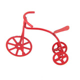 Maxbell Red Metal Tricycle Bike for 1/12 Dollhouse Miniature