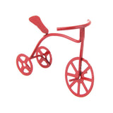 Maxbell Red Metal Tricycle Bike for 1/12 Dollhouse Miniature