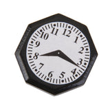 Maxbell Black Octagonal Clock for 1/12 Dollhouse Miniature