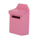 Maxbell Dollhouse Miniature Wooden Mail Box 1/12 Scale Pink